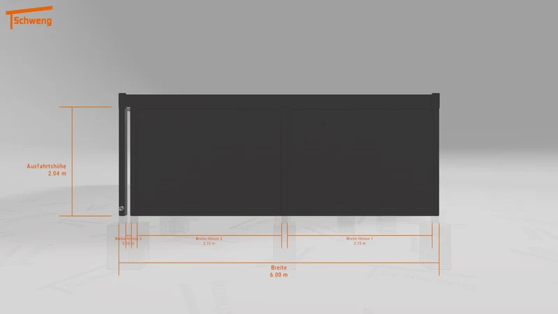 #DE Schweng Flachdachcarport C600 (ID x754dy) #MTG