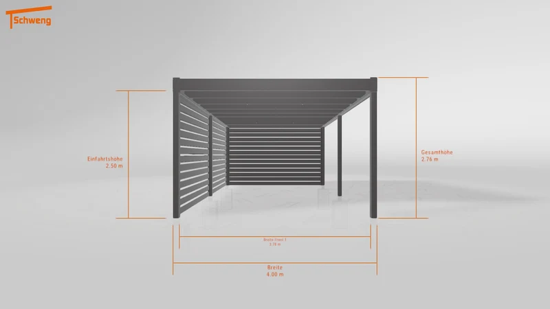 #DE Schweng Flachdachcarport C600+ (ID jjrk59) #MTG