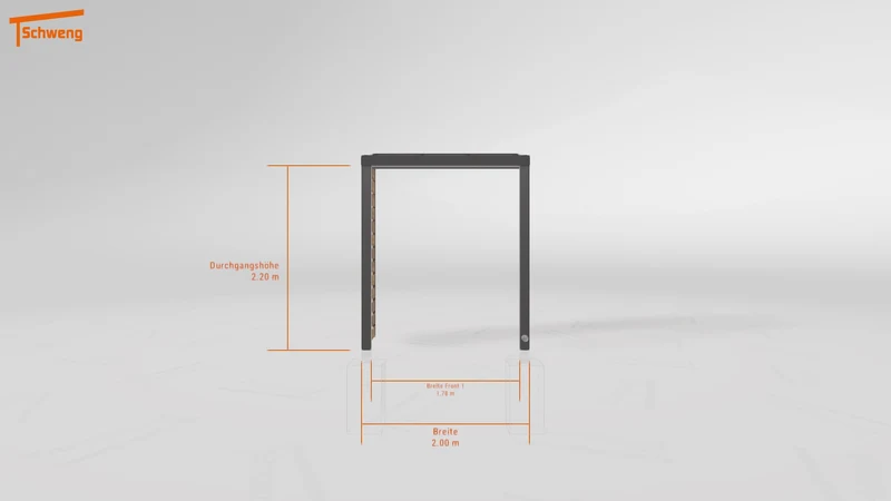 #DE Schweng Terrassenüberdachung S350 (ID 775prz)