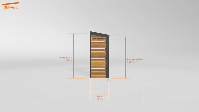 #DE Schweng Terrassenüberdachung S350 (ID 775prz)