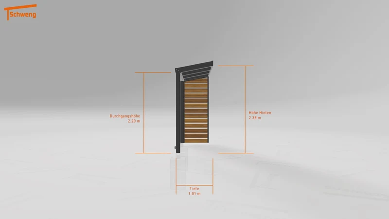 #DE Schweng Terrassenüberdachung S350 (ID 775prz)