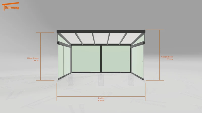 #AT Schweng Terrassenüberdachung S400 (ID 2qb5vd)