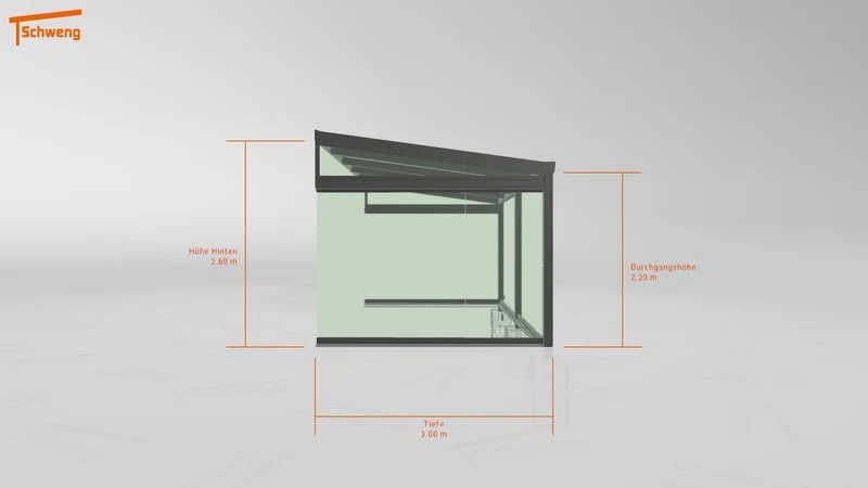 #AT Schweng Terrassenüberdachung S400 (ID 2qb5vd)