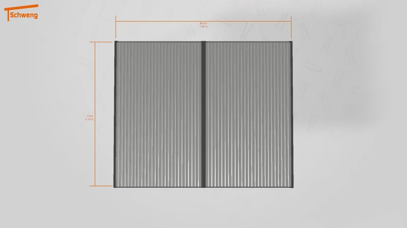 #DE Schweng Flachdachcarport C600+ (ID rjr5dg) #MTG