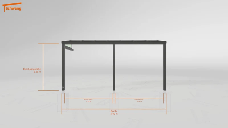 #DE Schweng Terrassenüberdachung S350 (ID zbxmn7)