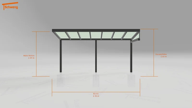 #DE Schweng Terrassenüberdachung S350 (ID zbxmn7)