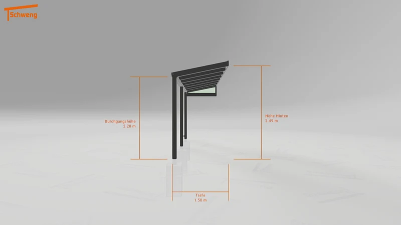 #DE Schweng Terrassenüberdachung S350 (ID zbxmn7)