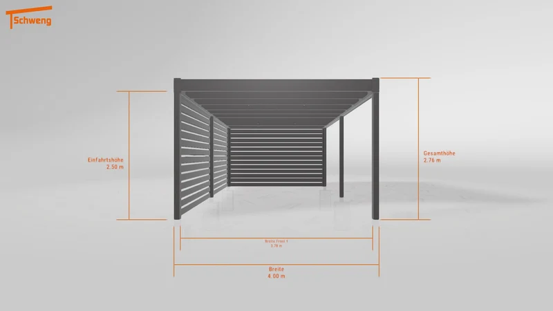#DE Schweng Flachdachcarport C600+ (ID x75wmg) #MTG