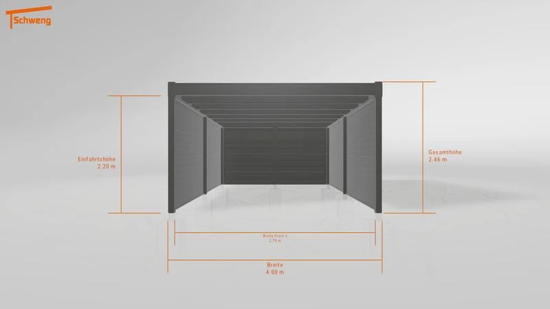 #DE Schweng Flachdachcarport C600+ (ID pbqmq8) #MTG