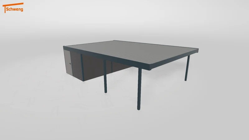 #DE Schweng Flachdachcarport C600 (ID v49bd3) #MTG