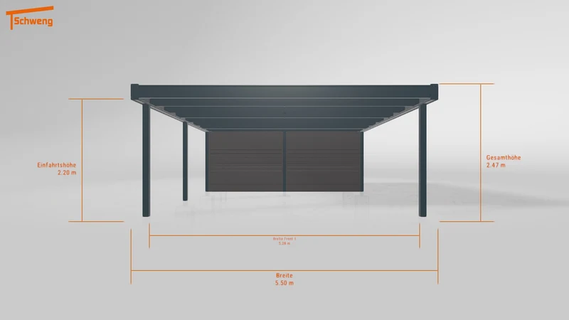 #DE Schweng Flachdachcarport C600 (ID v49bd3) #MTG