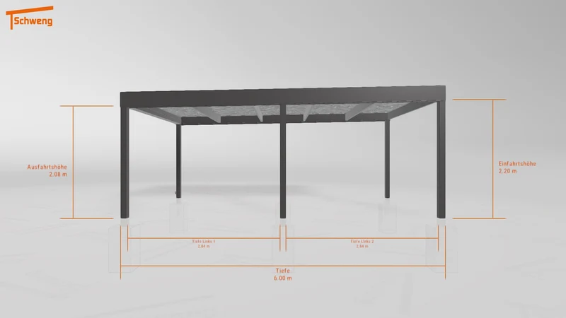 #DE Schweng Flachdachcarport C600 (ID bkjb75) #MTG
