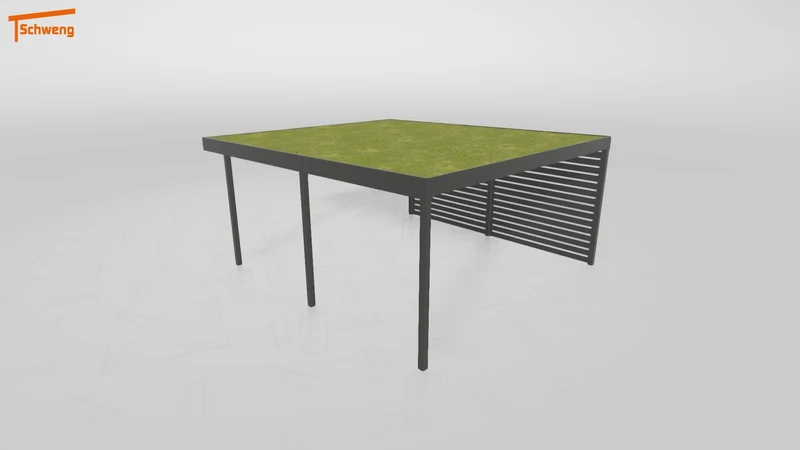 #AT Schweng Flachdachcarport C600+ (ID 775x3j) #MTG