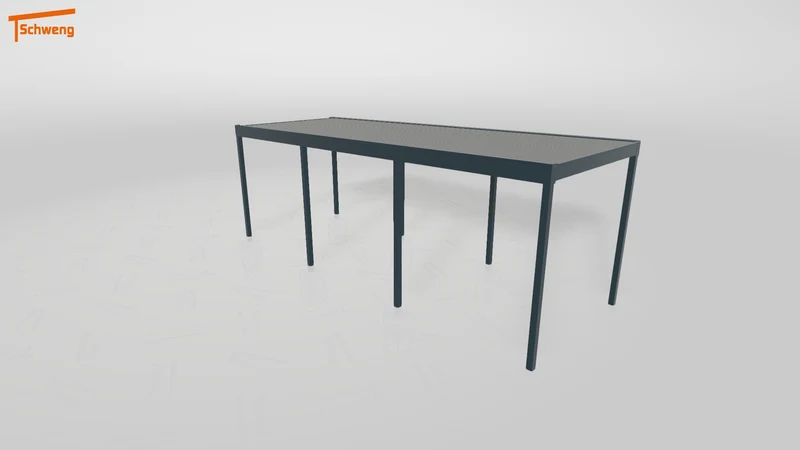 #DE Schweng Flachdachcarport C600 (ID n54z45)