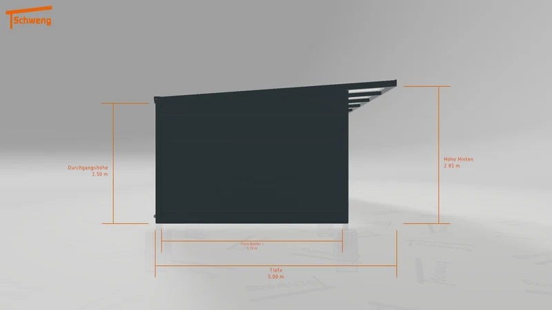 #DE Schweng Pultdachcarport S400 (ID n549qv)