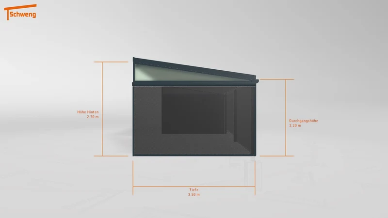 #DE Schweng Terrassenüberdachung S350 (ID 857zxw)