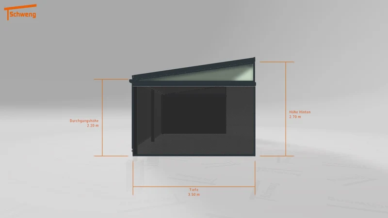 #DE Schweng Terrassenüberdachung S350 (ID 857zxw)