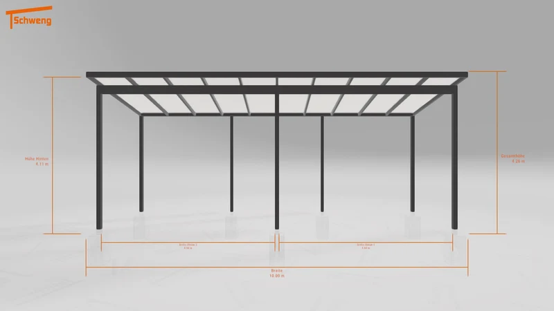 #DE Schweng Pultdachcarport S400 (ID rjrxvk) #MTG