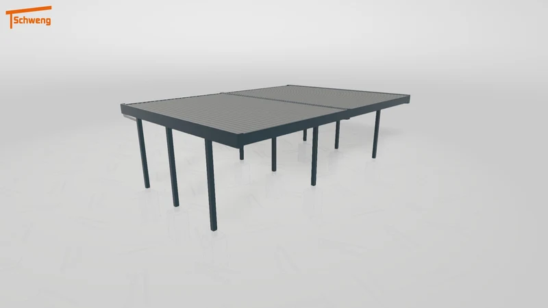 #DE Schweng Flachdachcarport C600+ (ID pbq2n4) #MTG