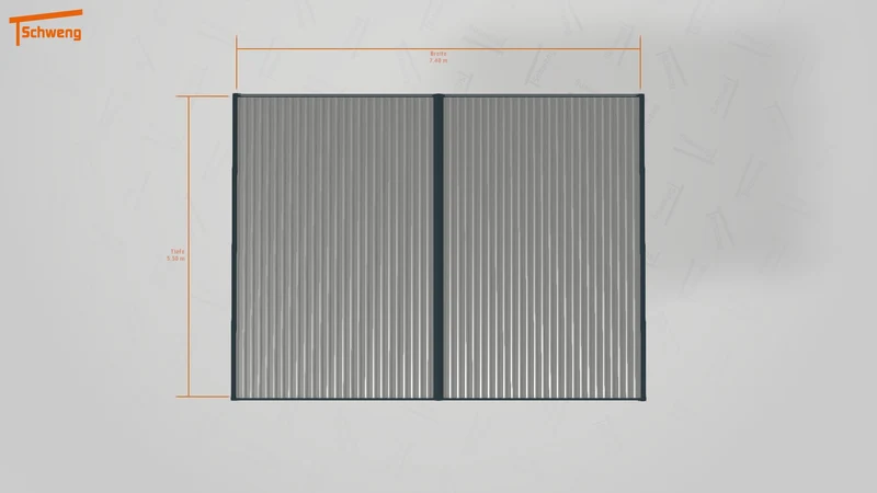 #DE Schweng Flachdachcarport C600+ (ID pbq2n4) #MTG