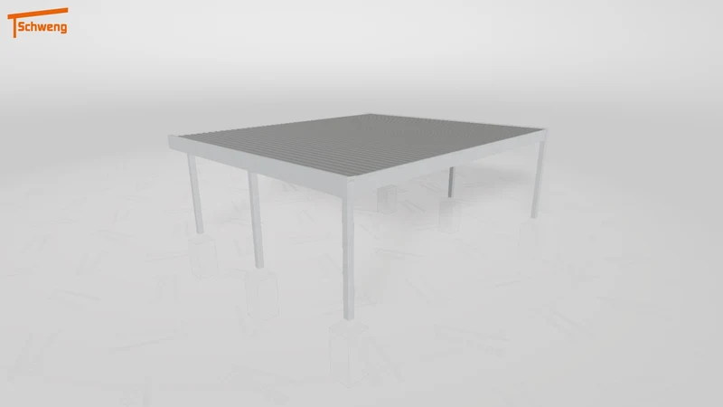 #DE Schweng Flachdachcarport C600 (ID g7p3nq)