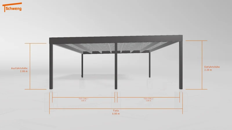 #DE Schweng Flachdachcarport C600+ (ID rjr2qx) #MTG