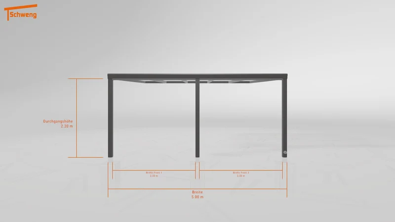 #DE Schweng Terrassenüberdachung S400 (ID 85784n)