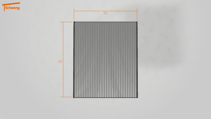 #DE Schweng Flachdachcarport C600 (ID 9wx8qp) #MTG