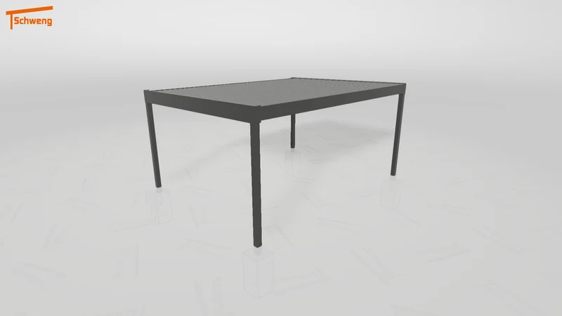 #DE Schweng Flachdachcarport C600 (ID zbxd4y)
