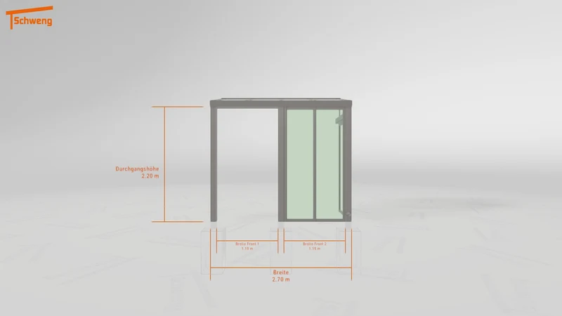 #DE Schweng Terrassenüberdachung S350 (ID 857vy7)