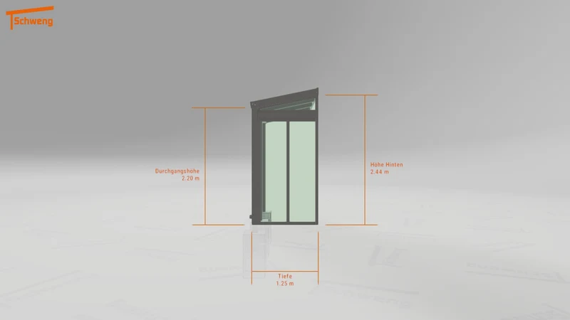 #DE Schweng Terrassenüberdachung S350 (ID 857vy7)