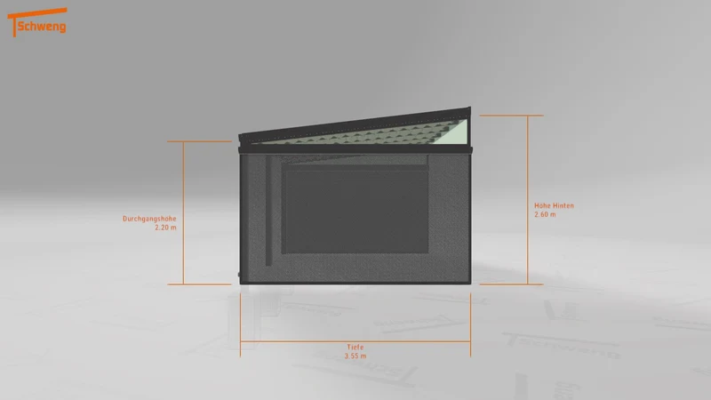 #DE Schweng Terrassenüberdachung S350 (ID 775dwg)