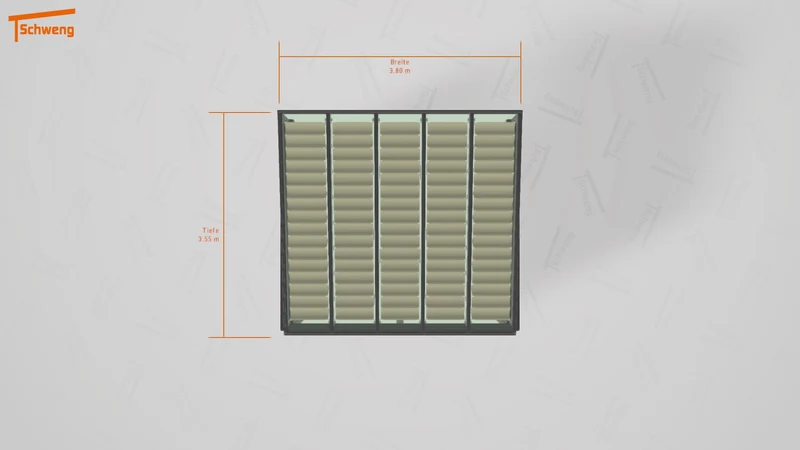 #DE Schweng Terrassenüberdachung S350 (ID 775dwg)
