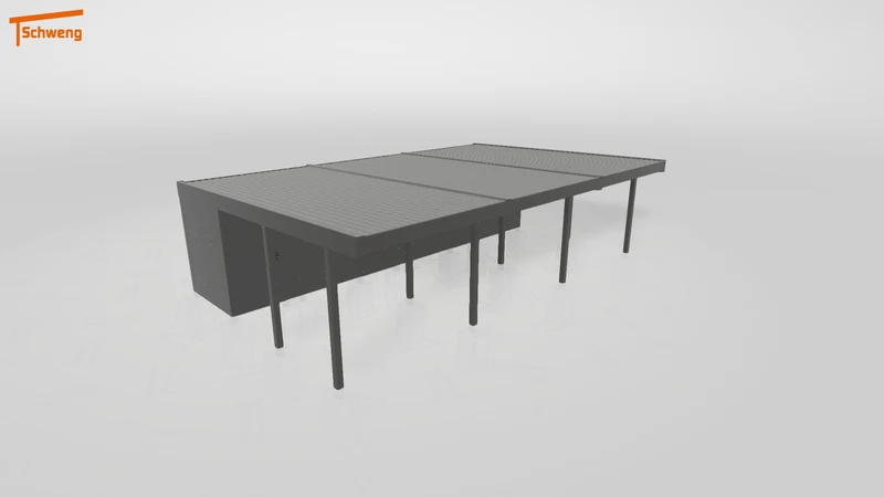 #DE Schweng Flachdachcarport C600+ (ID jjrddb) #MTG