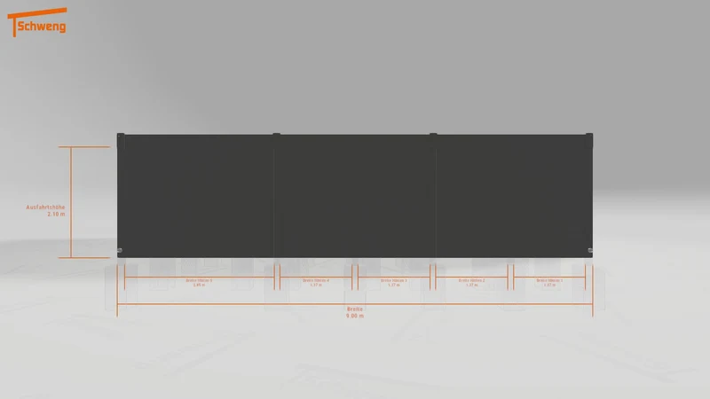 #DE Schweng Flachdachcarport C600+ (ID jjrddb) #MTG