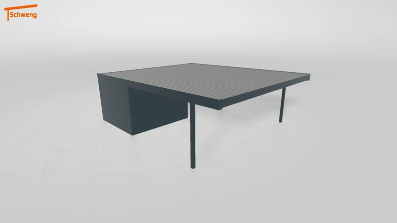 #DE Schweng Flachdachcarport C600+ (ID x75qqg)