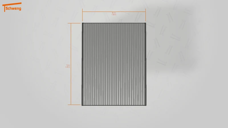 #DE Schweng Flachdachcarport C600 (ID 775xxj)