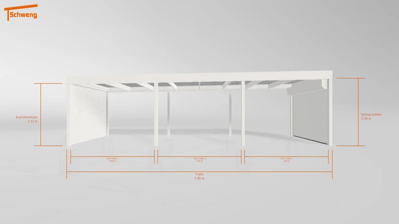 #DE Schweng Flachdachcarport C600 (ID 2qbvvg) #MTG
