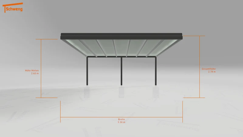 #DE Schweng Terrassenüberdachung S400 (ID bkjdjv)