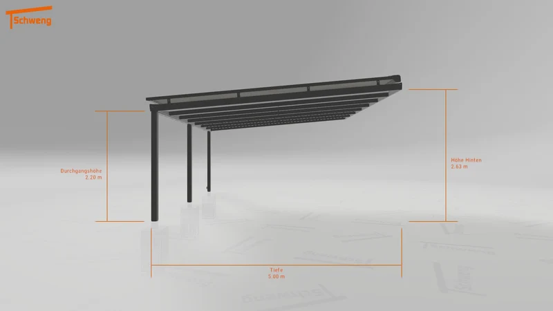 #DE Schweng Terrassenüberdachung S400 (ID bkjdjv)