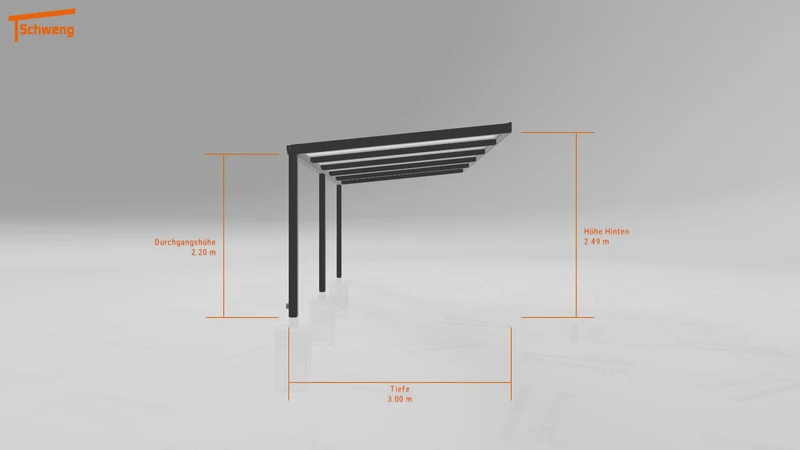 #DE Schweng Terrassenüberdachung S350 (ID jjrg9b)