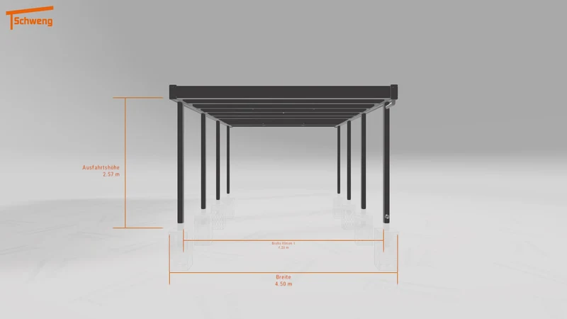 #DE Schweng Flachdachcarport C600+ (ID jjrx3y) #MTG