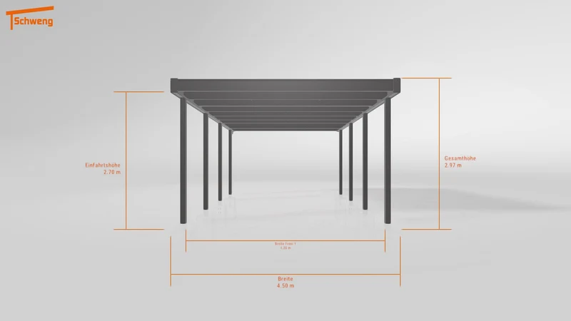 #DE Schweng Flachdachcarport C600+ (ID yg7qkk) #MTG