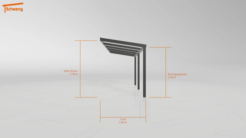 #DE Schweng Terrassenüberdachung S350 (ID dvz78x)