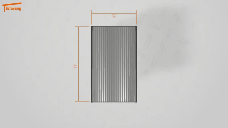 #DE Schweng Flachdachcarport C600 (ID 33prkz)