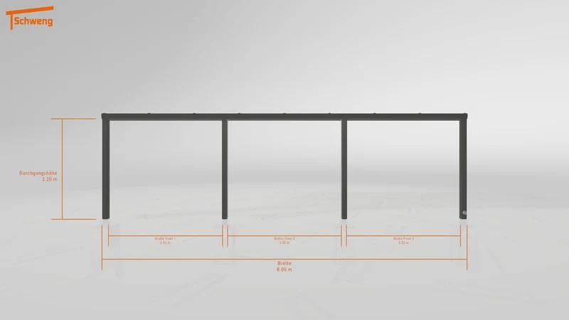 #DE Schweng Pultdachcarport S350 (ID jjrmjq)