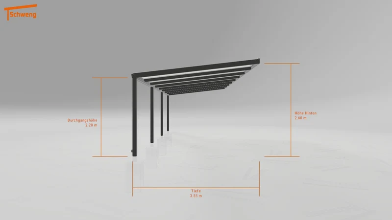 #DE Schweng Pultdachcarport S350 (ID jjrmjq)