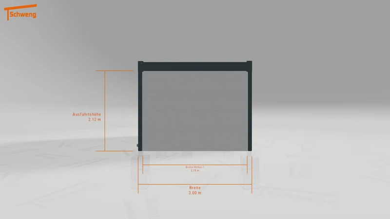 #DE Schweng Flachdachcarport C600 (ID 857z3w)
