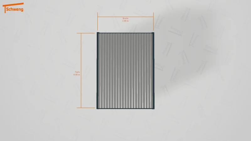 #DE Schweng Flachdachcarport C600 (ID 857z3w)