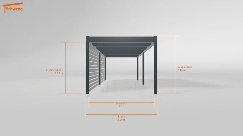 #CH Schweng Flachdachcarport C600 (ID pbq4k7) #MTG